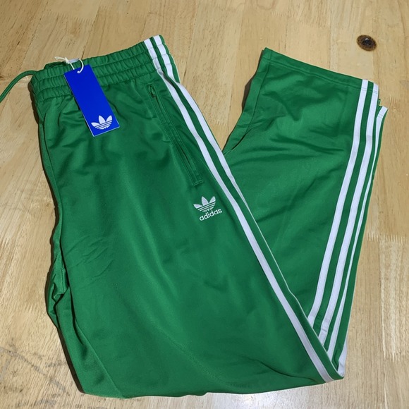 adidas Other - adidas Adicolor Classics Firebird Track Pants Size Small JD0184 Green/White NWT